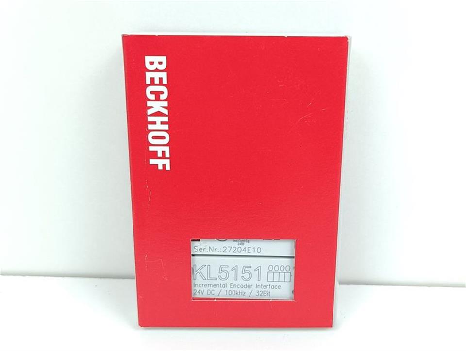 Beckhoff KL5151 Incremental Encoder Interface 24V DC 100kHz 32 Bit OVP & SEALED
