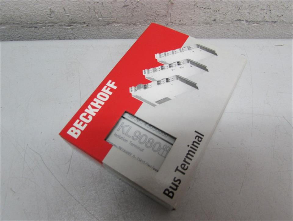 Beckhoff KL9080 Isolationsklemme / Isolation Terminal  UNUSED & OVP