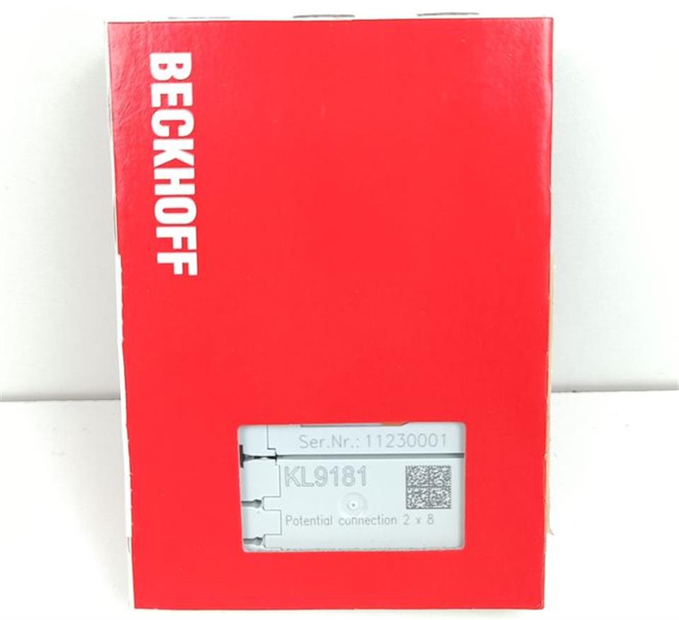 Beckhoff KL9181 Potential Connection 2x8 UNUSED & OVP