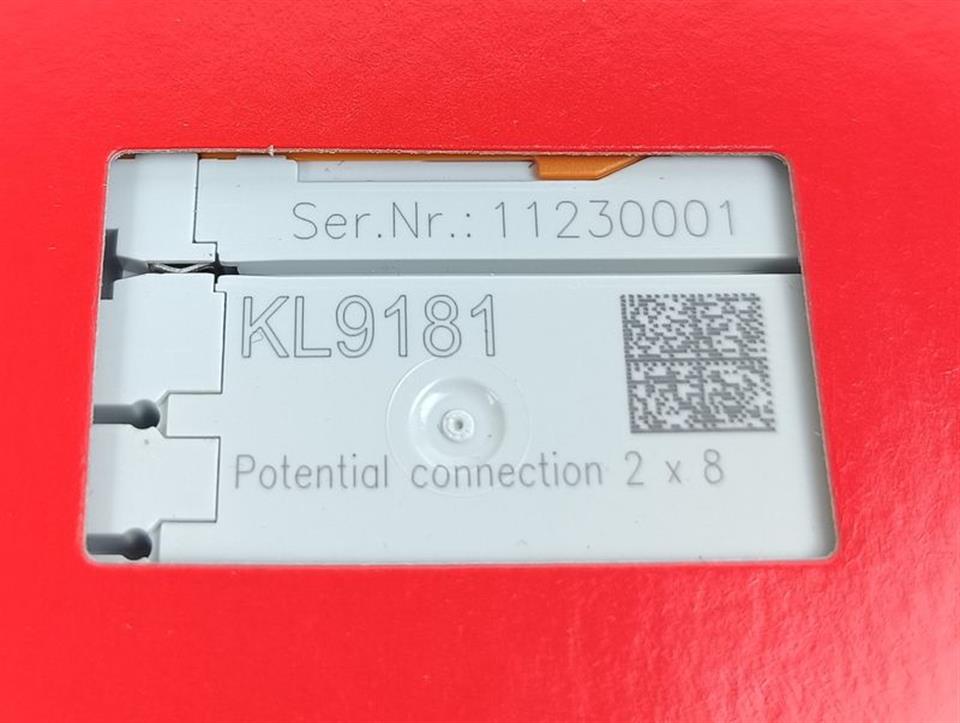 Beckhoff KL9181 Potential Connection 2x8 UNUSED & OVP