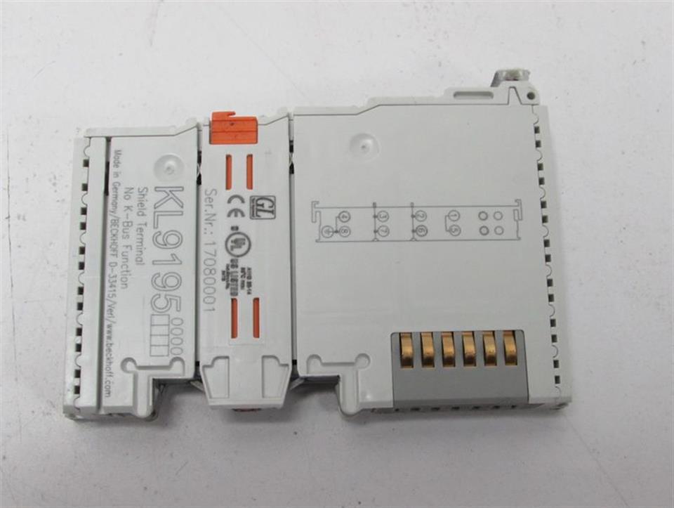 Beckhoff KL9195 Shield Terminal No K-BUS Function