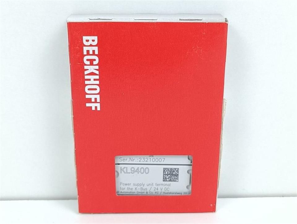Beckhoff KL9400 Power Supply Unit Terminal for K-Bus 24V DC OVP & SEALED