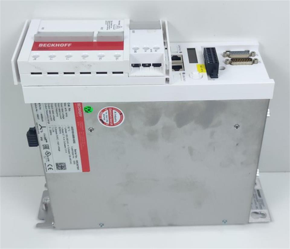 Beckhoff Servo-Drive AX5103-0000-0202 + AX5911 + AX5805 Rev.C TESTED & NEUWERTIG