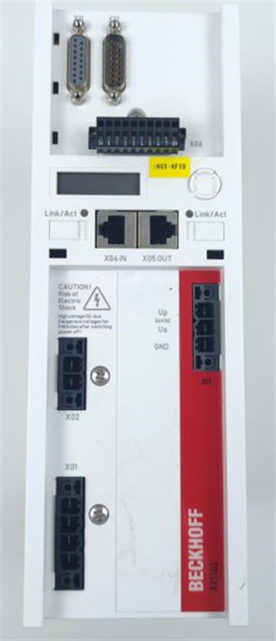 Beckhoff Servo-Drive AX5103-0000-0202 + AX5911 + AX5805 Rev.C TESTED & NEUWERTIG