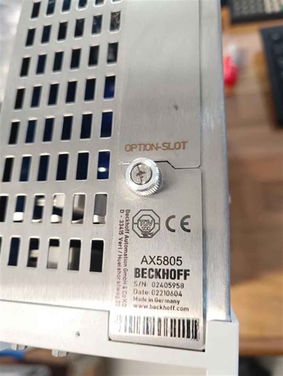Beckhoff Servo-Drive AX5103-0000-0202 + AX5911 + AX5805 Rev.C TESTED & NEUWERTIG