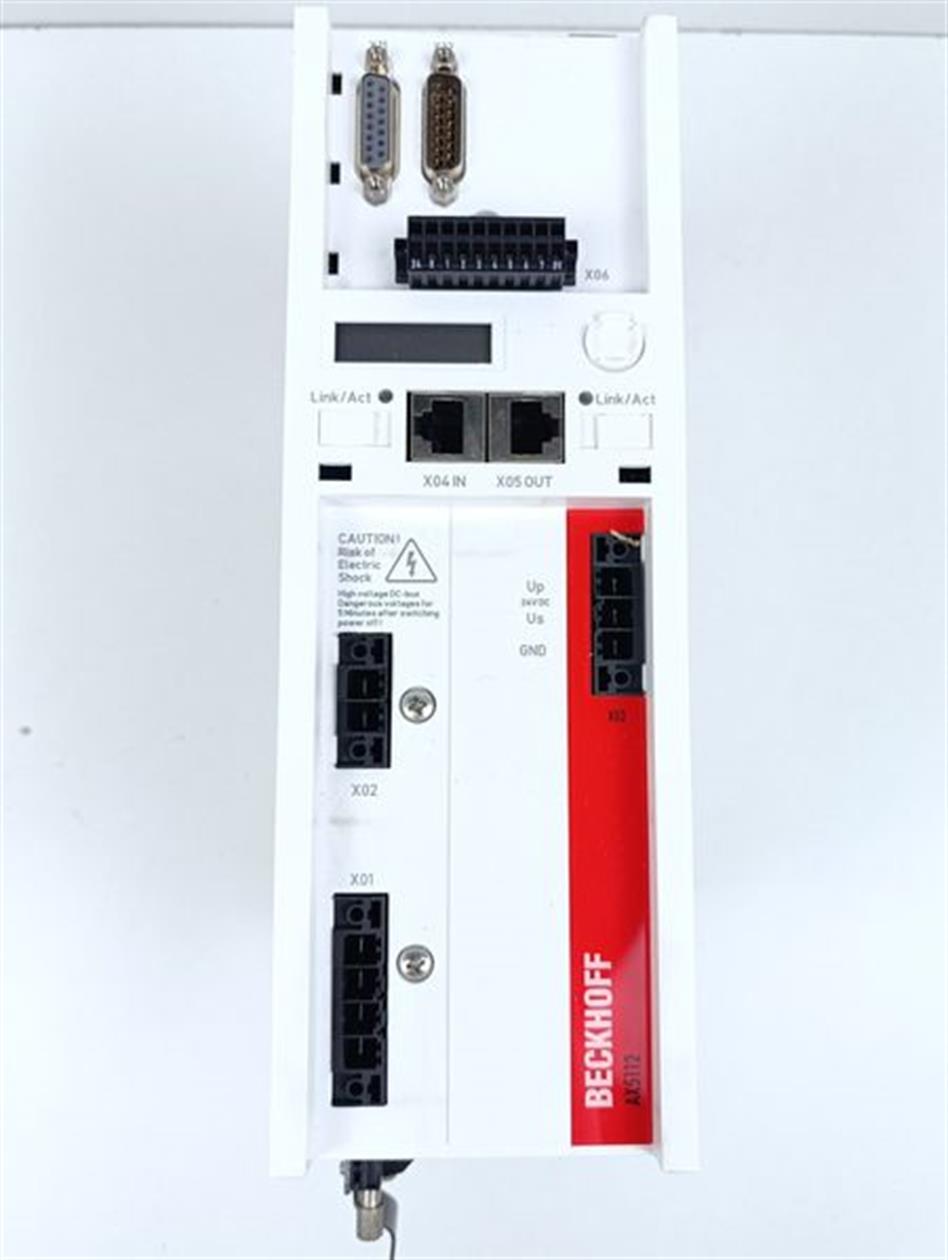 Beckhoff Servo Drive AX5112-0000-0200 + AX5801-0200 TESTED & TOP ZUSTAND