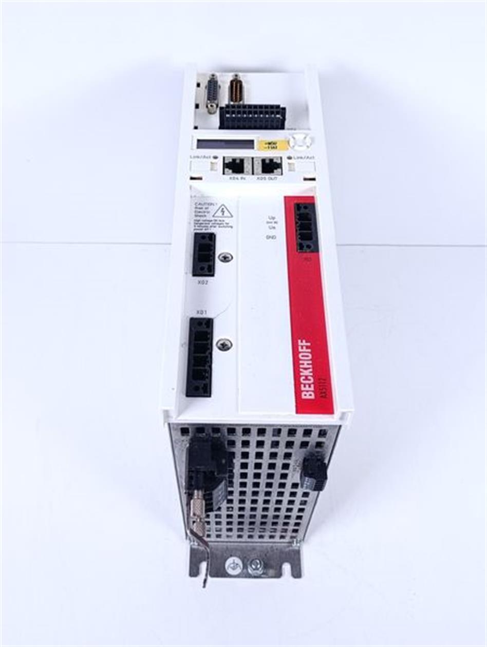 Beckhoff Servo Drive AX5112-0000-0200 + AX5805 Modul TESTED & TOP ZUSTAND