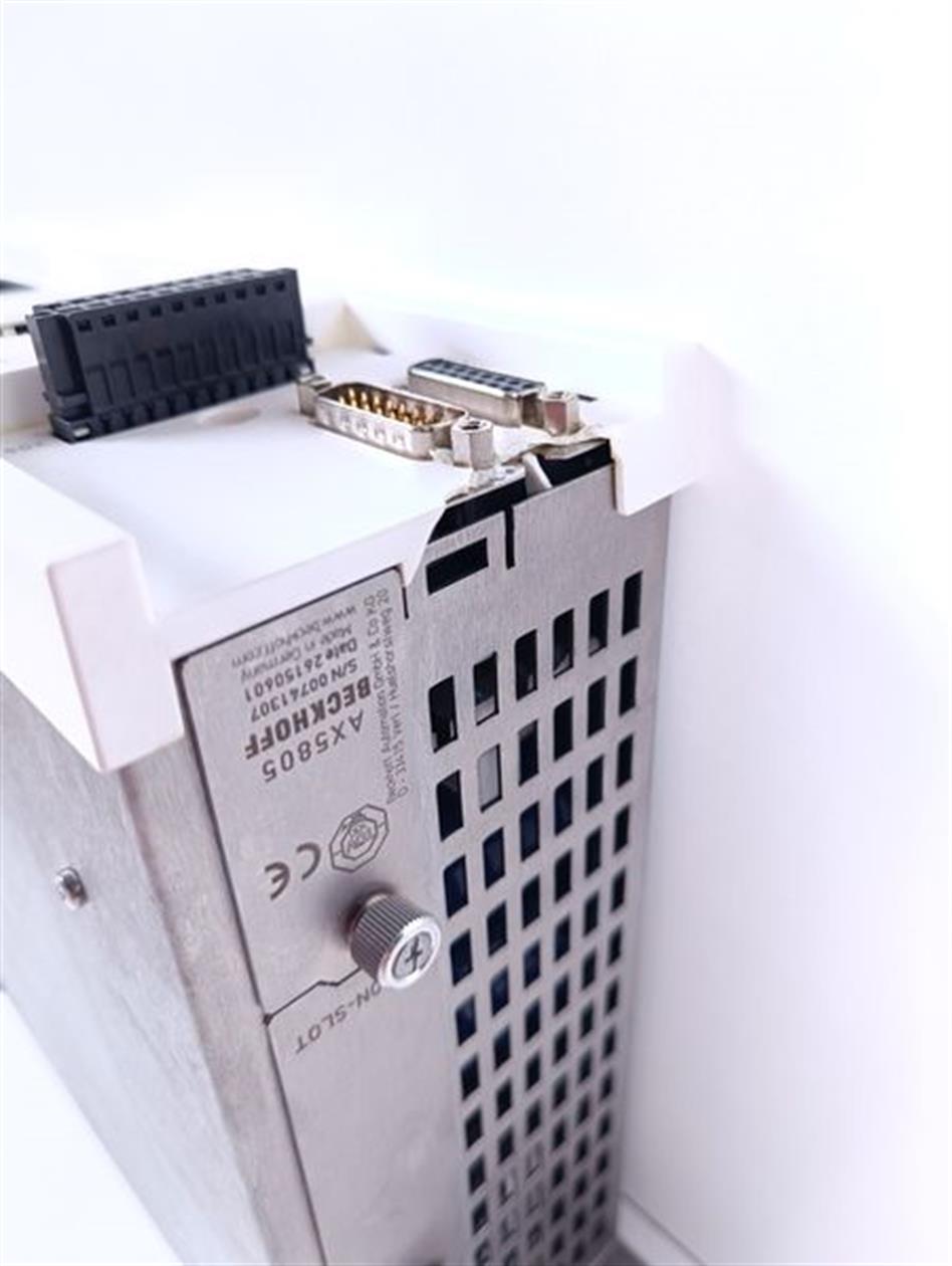 Beckhoff Servo Drive AX5112-0000-0200 + AX5805 TESTED & TOP ZUSTAND