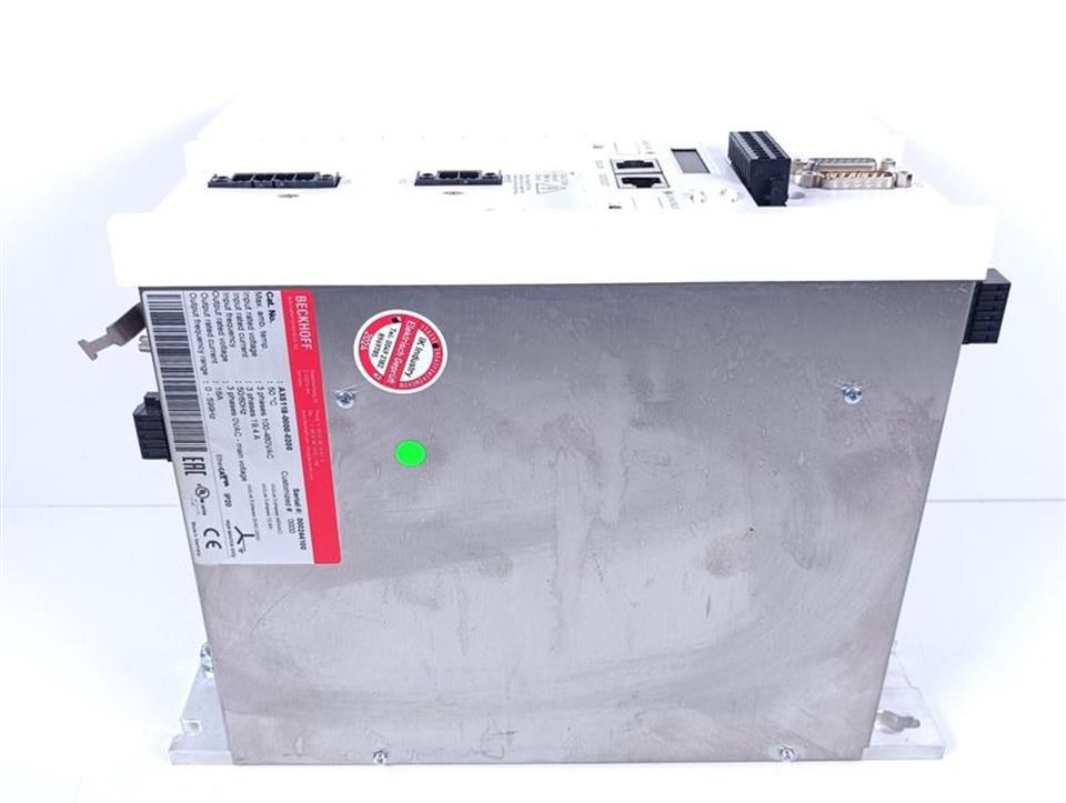 Beckhoff Servo Drive AX5118-0000-0200 + AX5801-0200 TESTED & NEUWERTIG