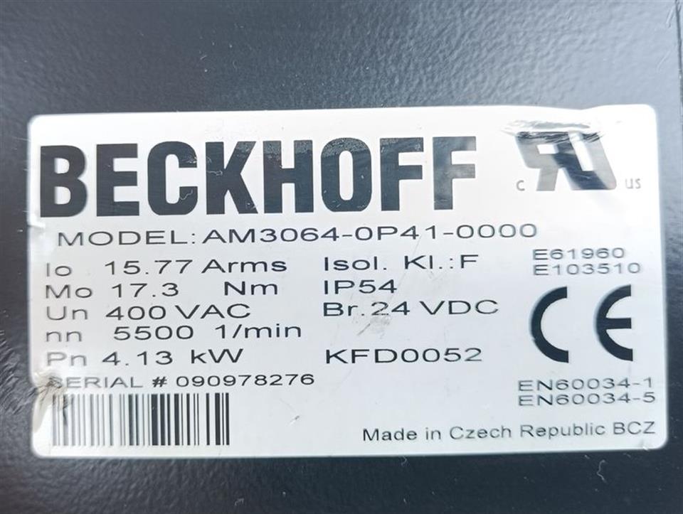 Beckhoff Servomotor AM3064-0P41-0000 TOP ZUSTAND