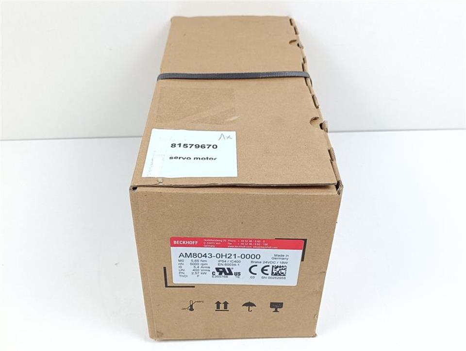 Beckhoff Servomotor AM8043-0H21-0000 UNUSED & OVP & SEALED