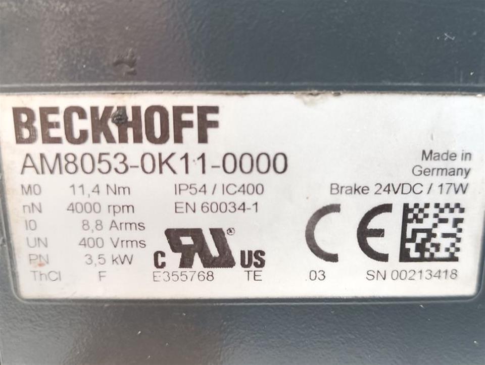 Beckhoff Servomotor AM8053-0K11-0000 TOP ZUSTAND