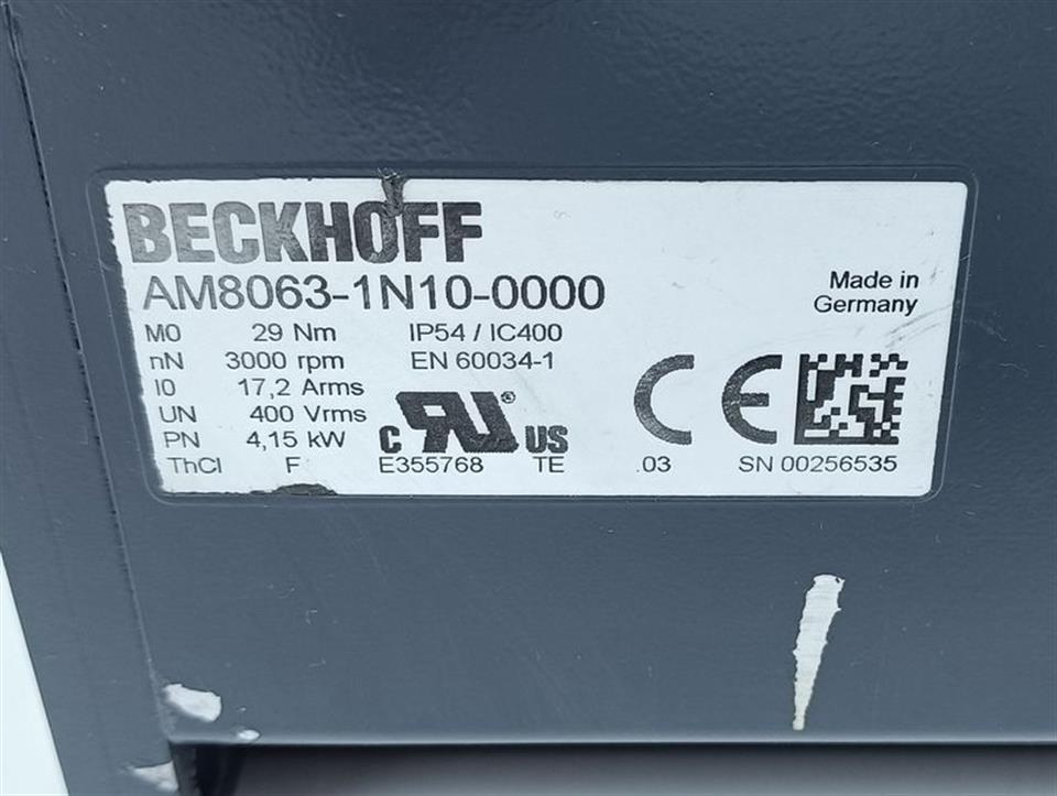 Beckhoff Servomotor AM8063-1N10-0000 TOP ZUSTAND