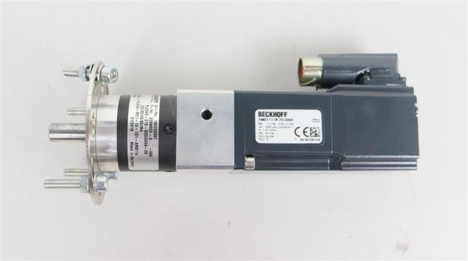 Beckhoff Servomotor AM8111-0F20-0000 + Getriebe PLE040-010-SSSA3AA-E8 NEUWERTIG