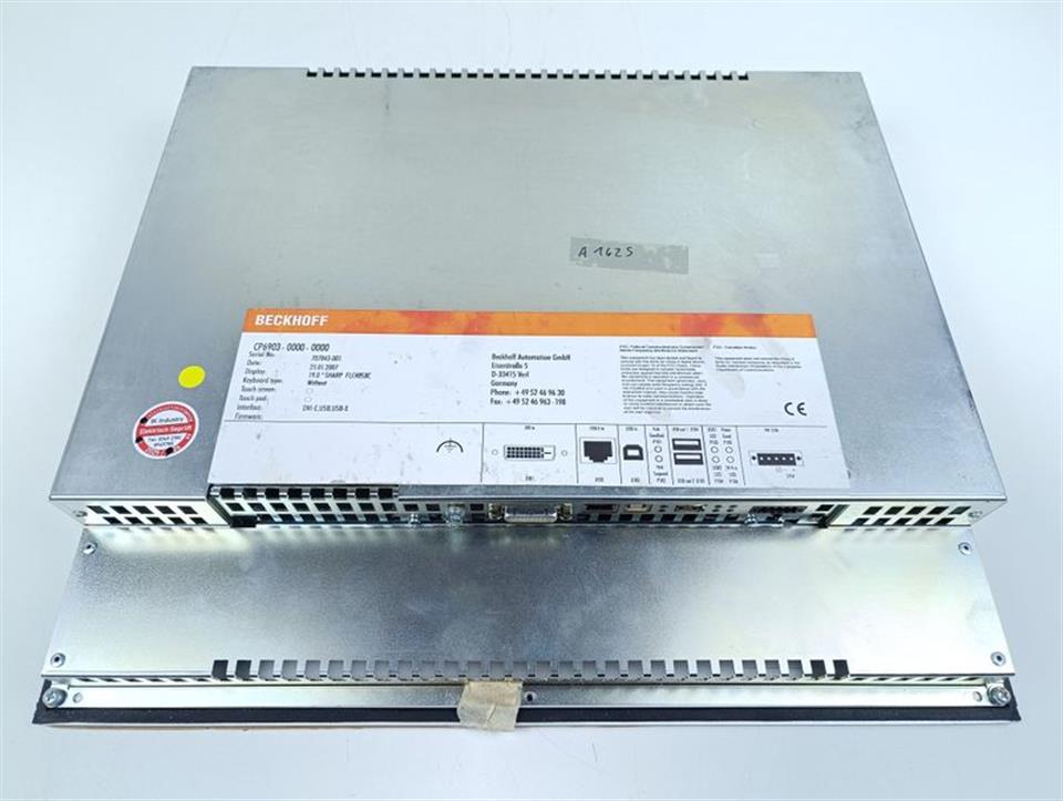 Beckhoff Touchscreen CP6903-0000-0000 19,0" Sharp FLC48SXC TESTED & TOP ZUSTAND