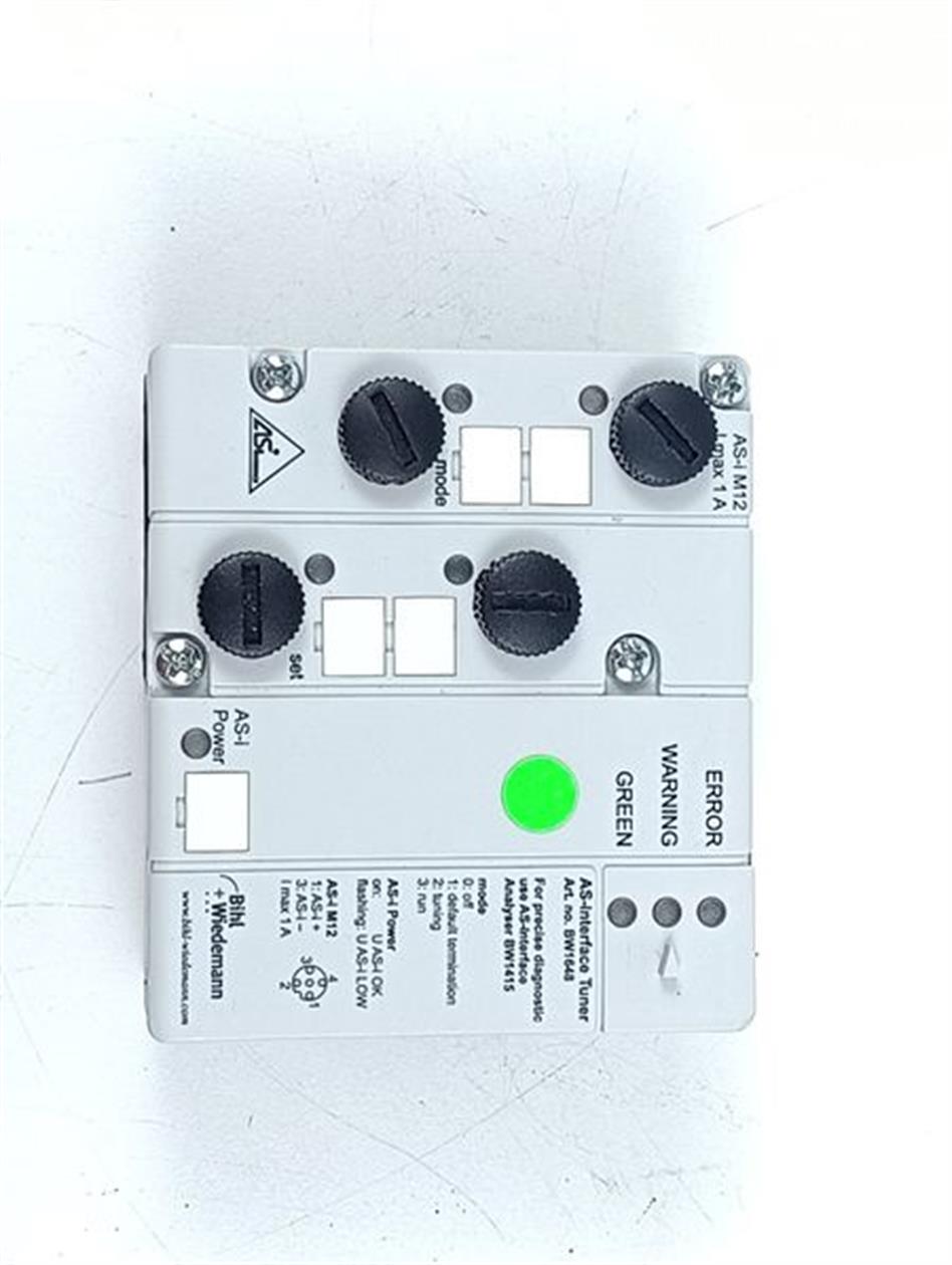 Bihl + Wiedemann AS-i M 12 BWU1648 11723 AS-interface Tuner NEUWERTIG