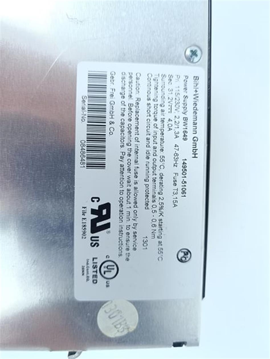 Bihl + Wiedemann BW1649 AS-Interface Power Supply 149501-51061 TOP ZUSTAND