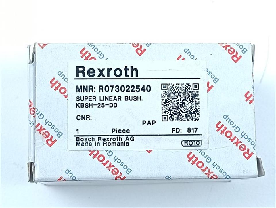 BOSCH REXROTH R073022540 KBSH-25-DD 25x40x58mm UNUSED & OVP