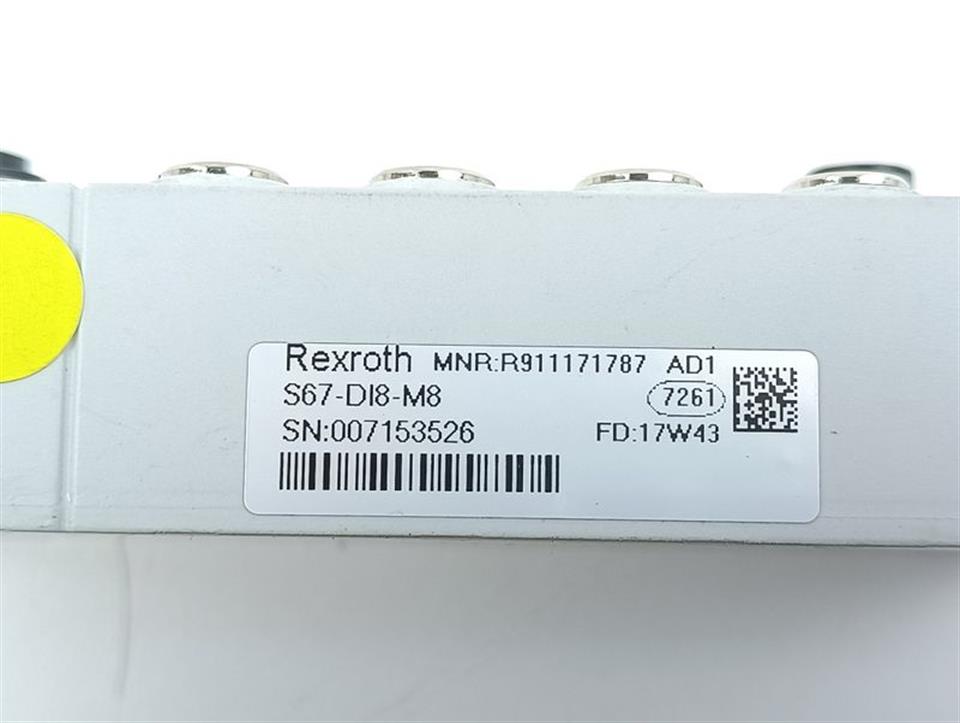 Bosch Rexroth R911171787 S67-DI8-M8 TOP ZUSTAND