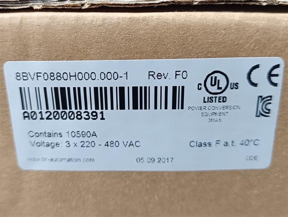 B&R ACOPOS multi 8BV F 8BVF0880H000.000-1 Rev. F0 UNUSED & OVP