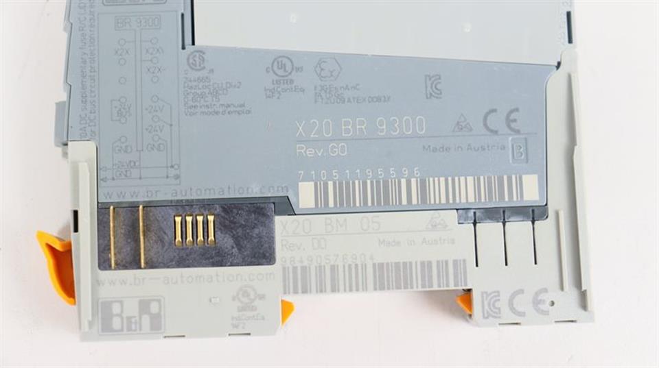 B&R Busempfänger Modul X20BR9300 X20 BR 9300 + X20 BM 05