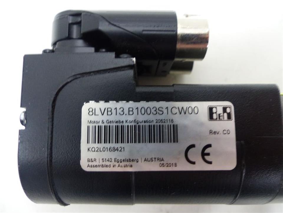 B&R Servomotor 8LVB13.B1015F000-0 REV: C2 8LVB13.B1003S1CW00 TOP ZUSTAND