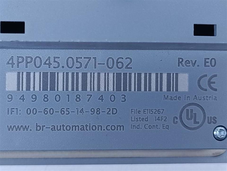 B&R Touchpanel PP45 4PP045.0571-062 REV. E0 TESTED & NEUWERTIG