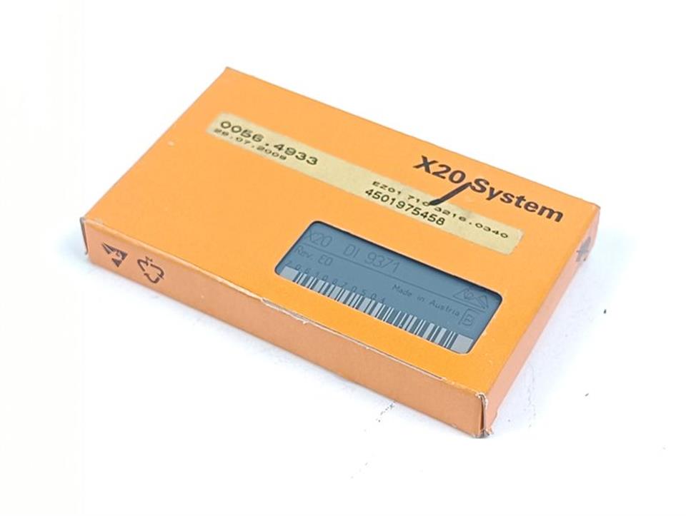 B&R X20 System X20 DI 9371 Rev. E0 UNUSED & OVP