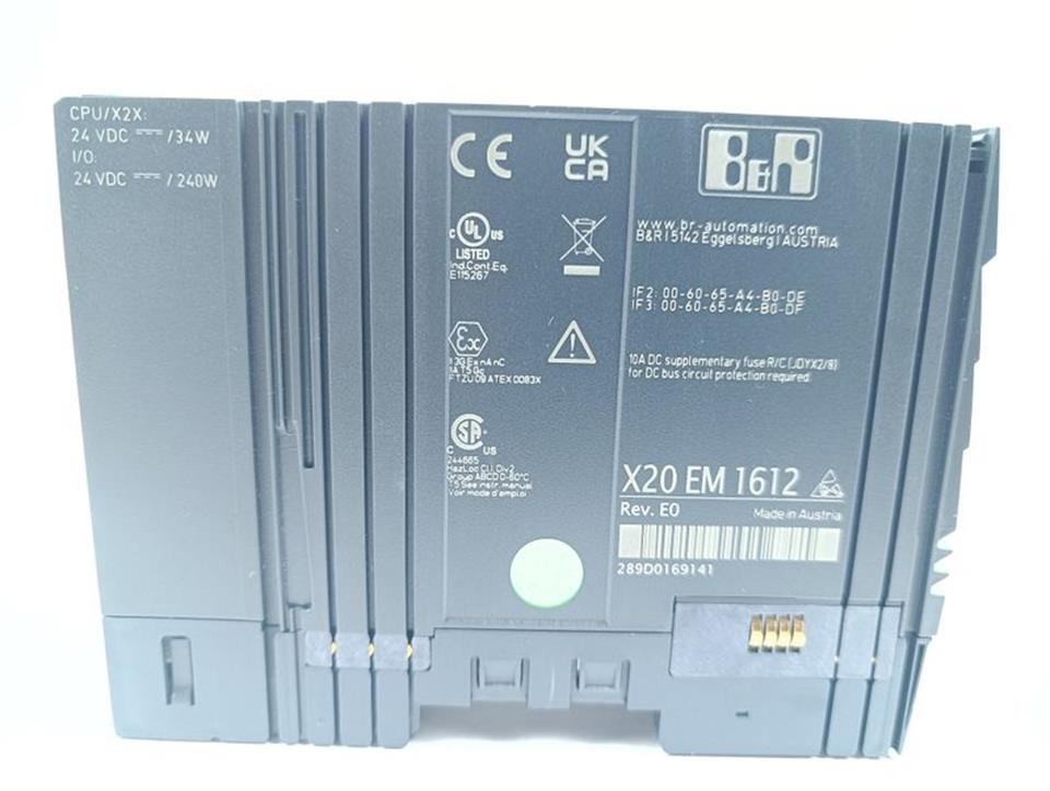 B&R X20EM1612 Steuerungssystem / Erweiterungsmodul X20 EM 1612 Rev.E0 NEUWERTIG