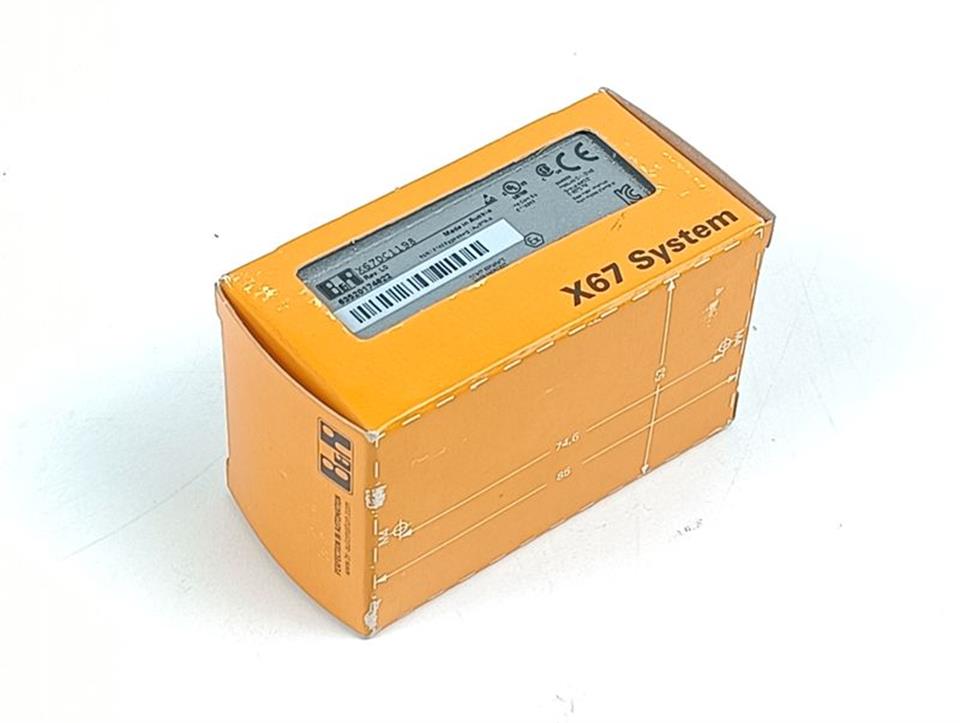 B&R X67DC1198 Rev: L0 Analog Input X67 I/O System UNUSED & OVP