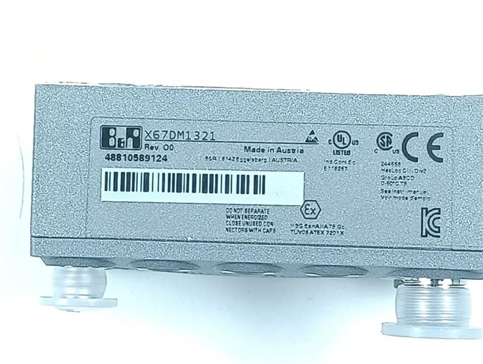 B&R X67DM1321 Rev: O0 Analog Input X67 I/O System UNUSED & OVP