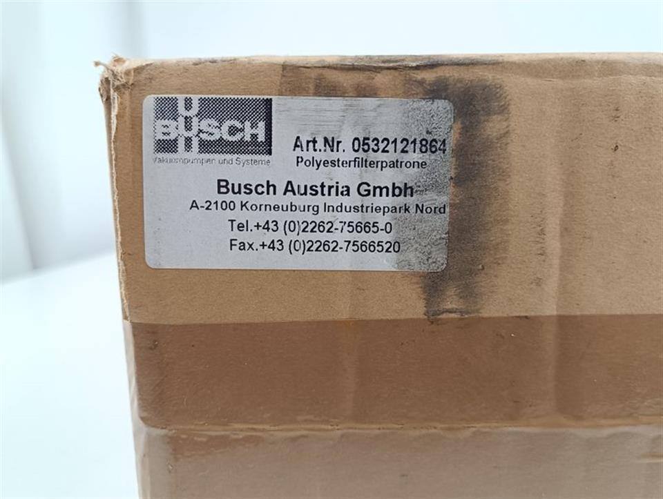 BUSCH VACUUM Filter Part.No: 053212864 UNUSED & OVP