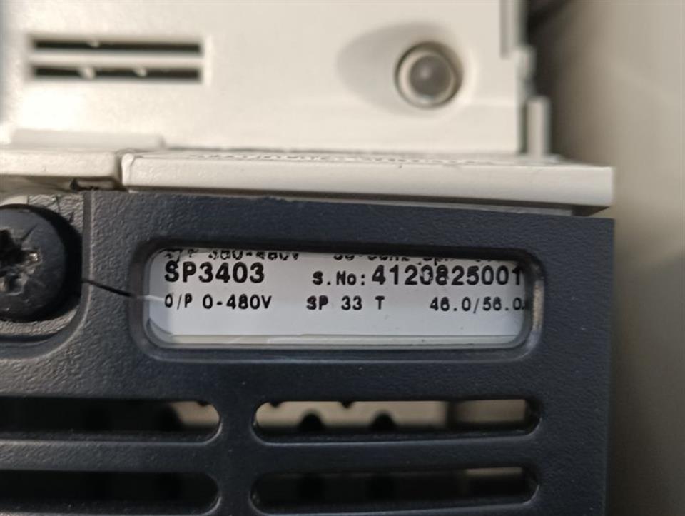 Control Techniques Emerson Unidrive SP SP3403 0-480V  22/30kW TOP ZUSTAND