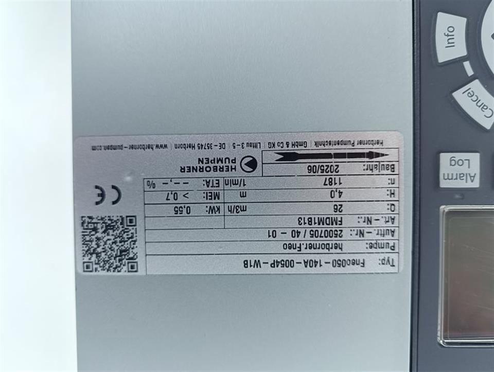 Danfoss VLT FC-202PK55T4Z55H3X P/N: 136Z7119 + Fneo050-140A+054P-W1B NEUWERTIG