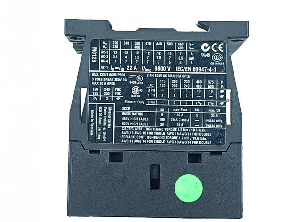 EATON DILM12-01 XTCE012B01TD Contactor 5,5kW 400V 24VDC NEUWERTIG