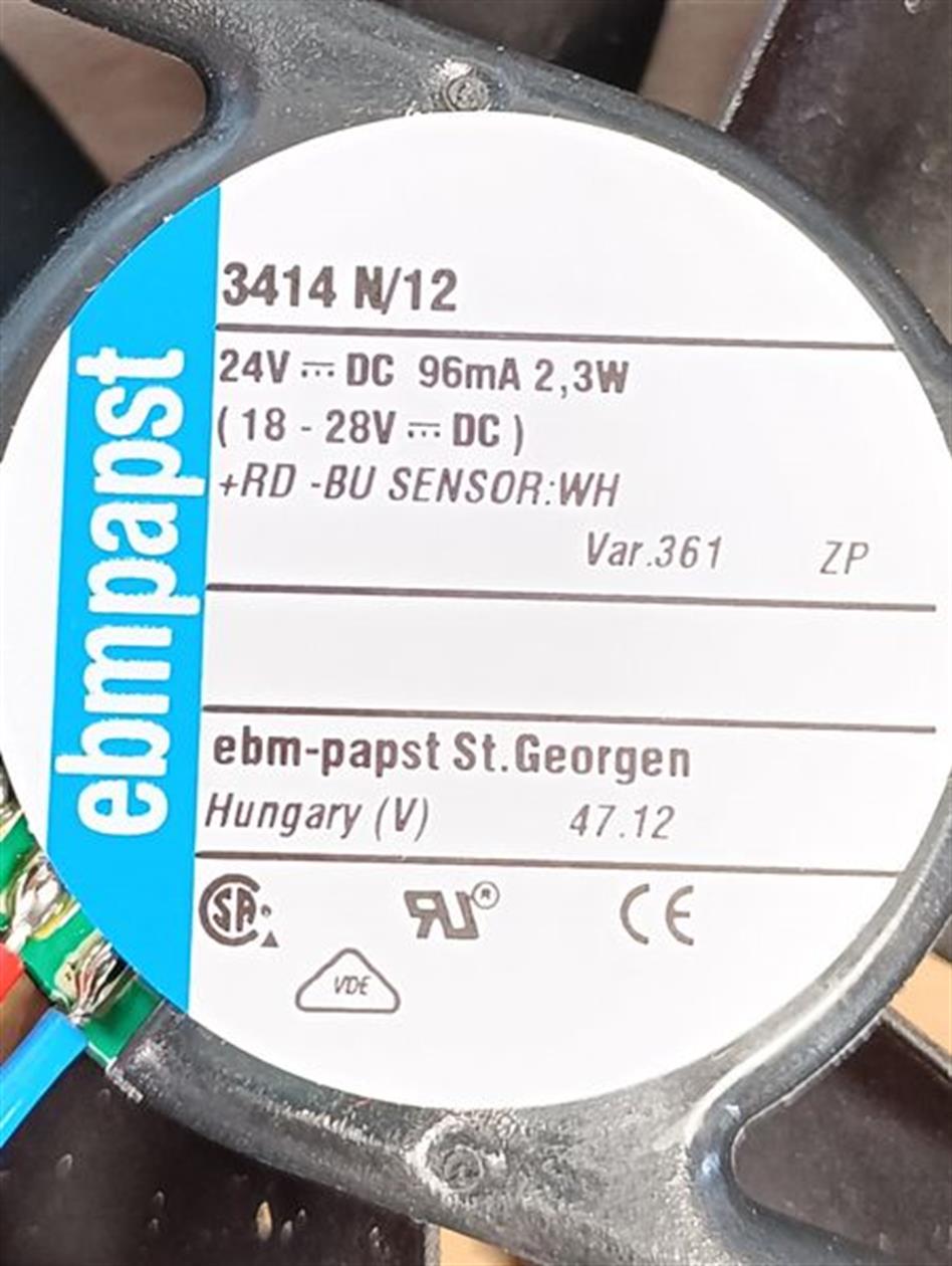 ebmpapst 3414 N12 24V DC 2,3W UNUSED