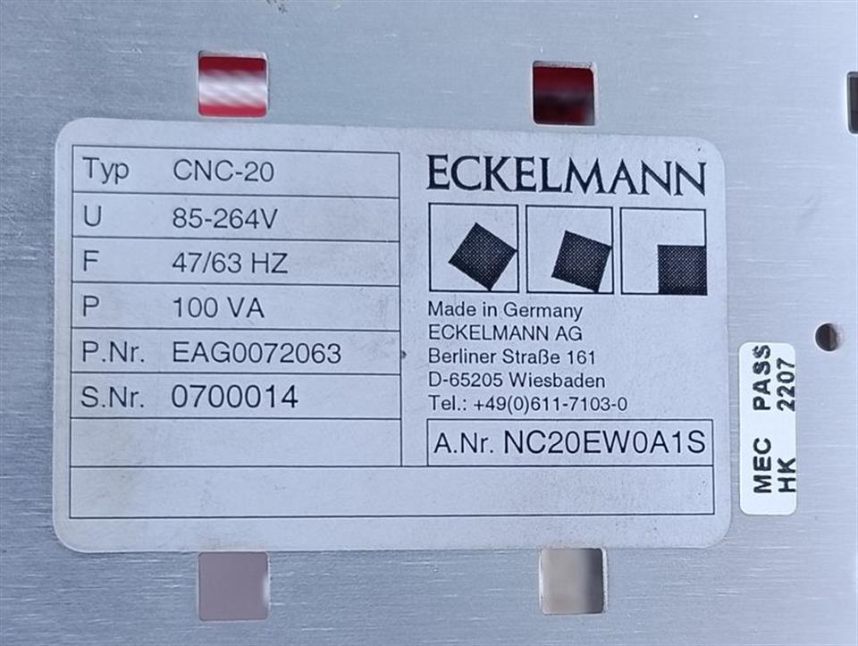 Eckelmann CNC-20 NC20EW0A1S TOP ZUSTAND