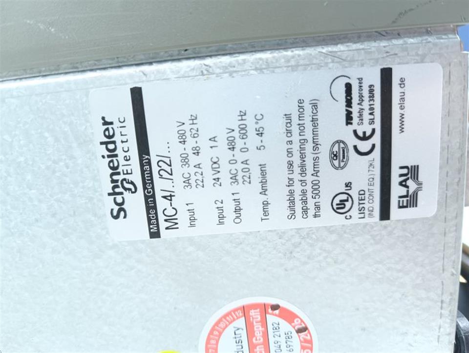 ELAU MC-4 MC-4/11/22/400 HW: E094D8 SW: 00.22.04 TESTED & TOP ZUSTAND