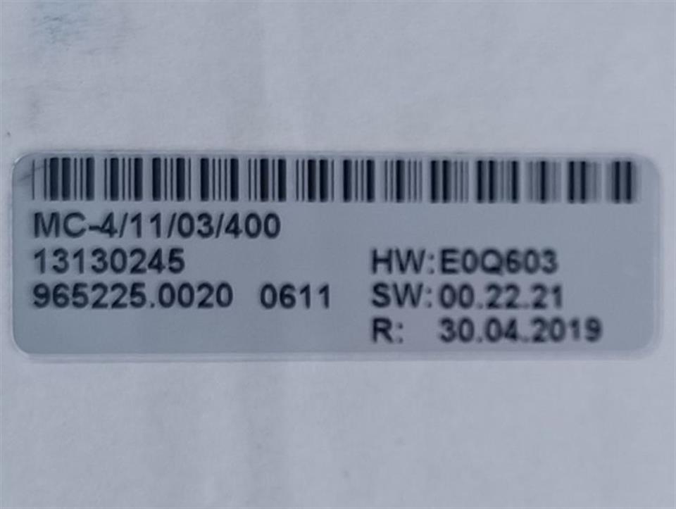 ELAU PacDrive MC-4/11/03/400 HW:E0Q603 UNUSED & OVP SEALED