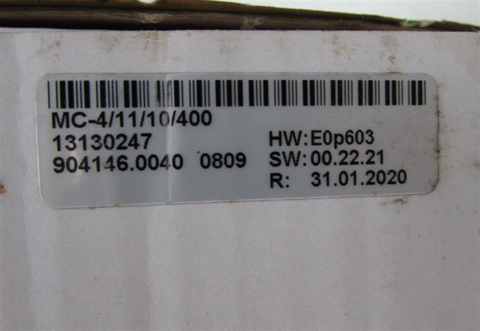 ELAU PacDrive Servo MC-4/11/10/400 13130247 HW: E0Q603 SW: 00.16.41 TESTED TOP