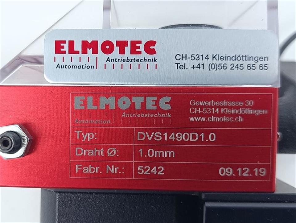 ELMOTEC Drahtvorschub DVS 1490 Draht 1mm DVS1490D1.0 NEUWERTIG
