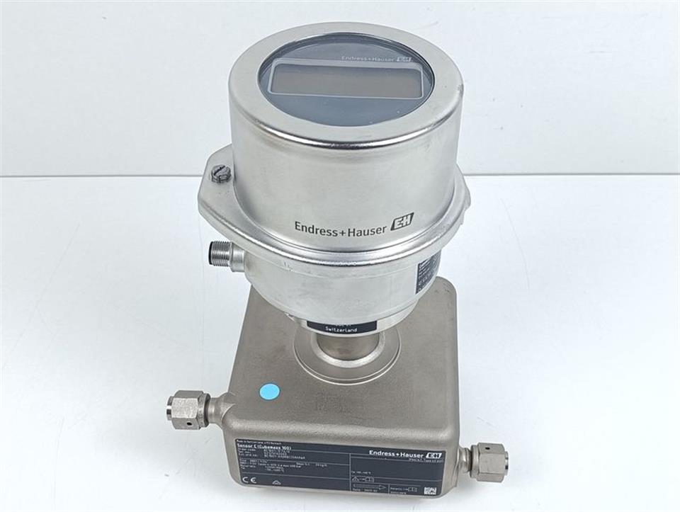 ENDRESS + HAUSER Cubemass 100 Order: 8C1B01-1F76/0 + XPD005-CAABAA UNUSED