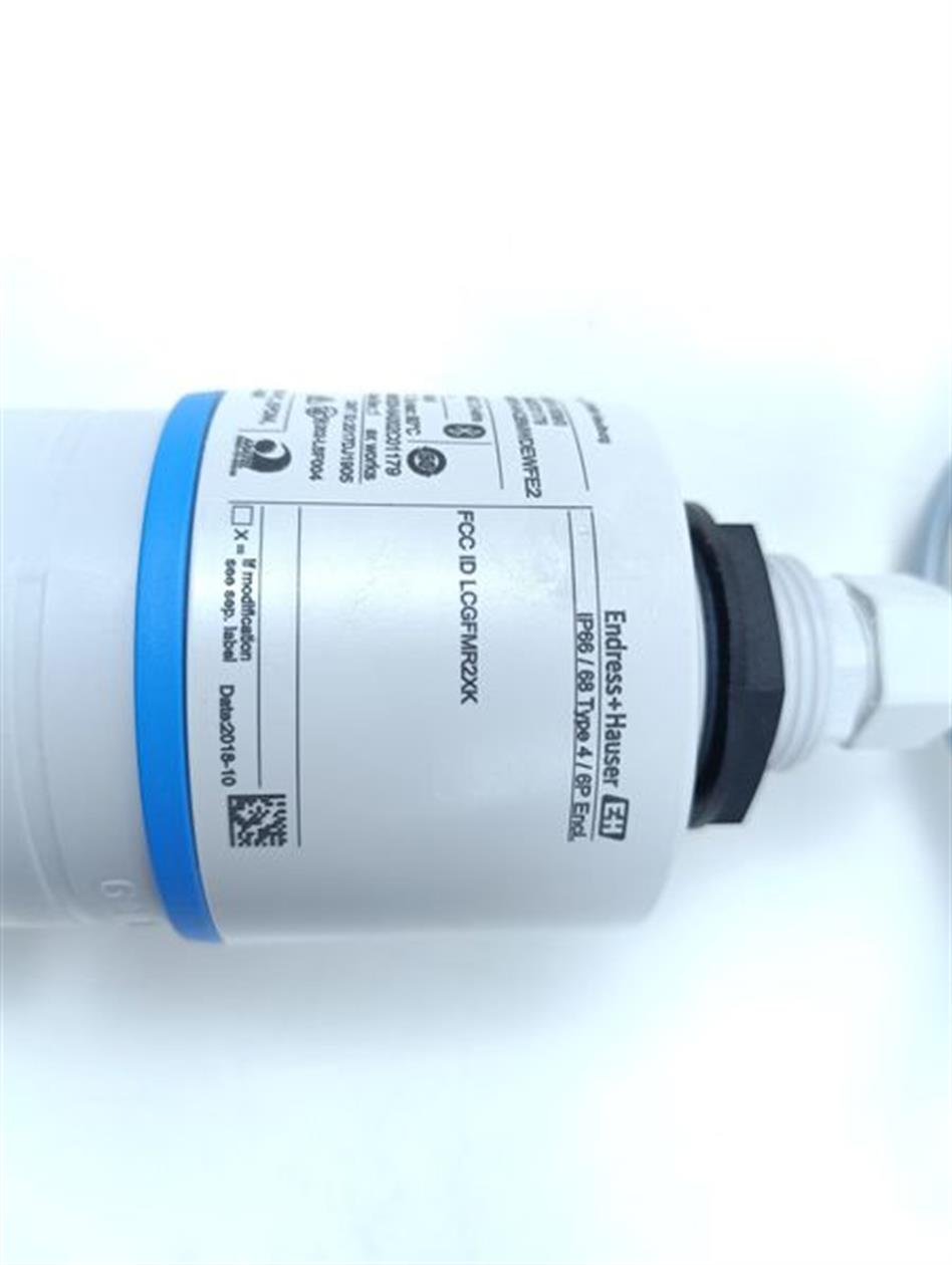 Endress+Hauser Microplot FMR10-1009/0 FMR10-AAQBMWDEWFE2 FCC ID LCGFMR2XK UNUSED