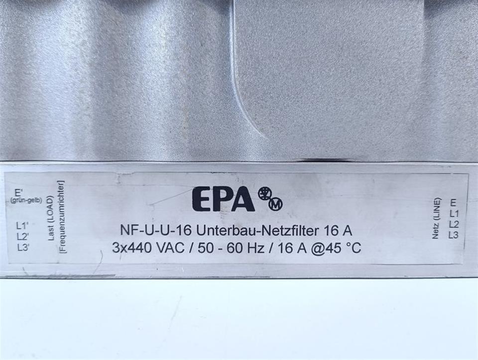 EPA Unidrive UNI1403 + NF-U-U-16 Unterbau-Netzfilter TESTED & TOP ZUSTAND
