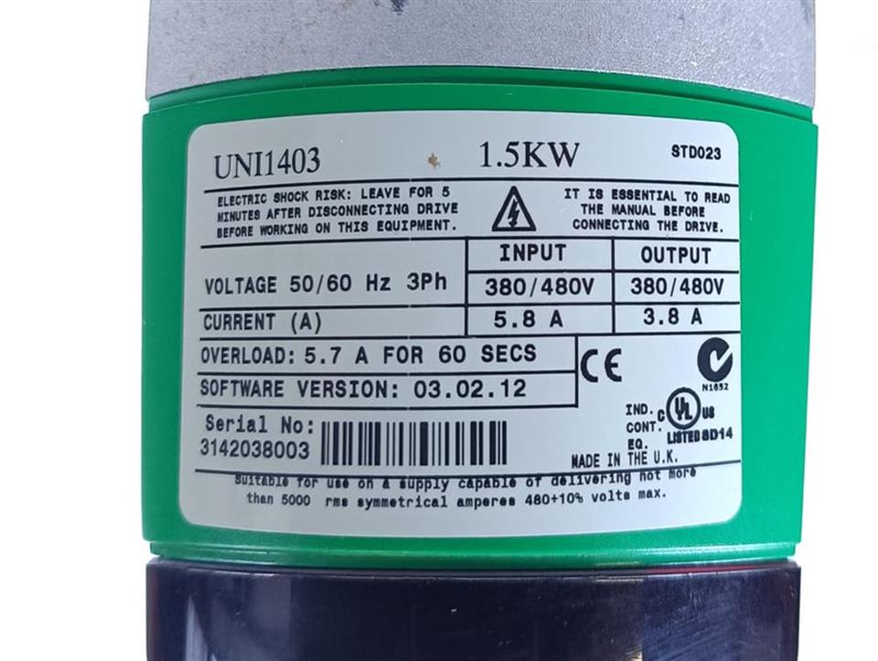 EPA Unidrive UNI1403 + NF-U-U-16 Unterbau-Netzfilter TESTED & TOP ZUSTAND