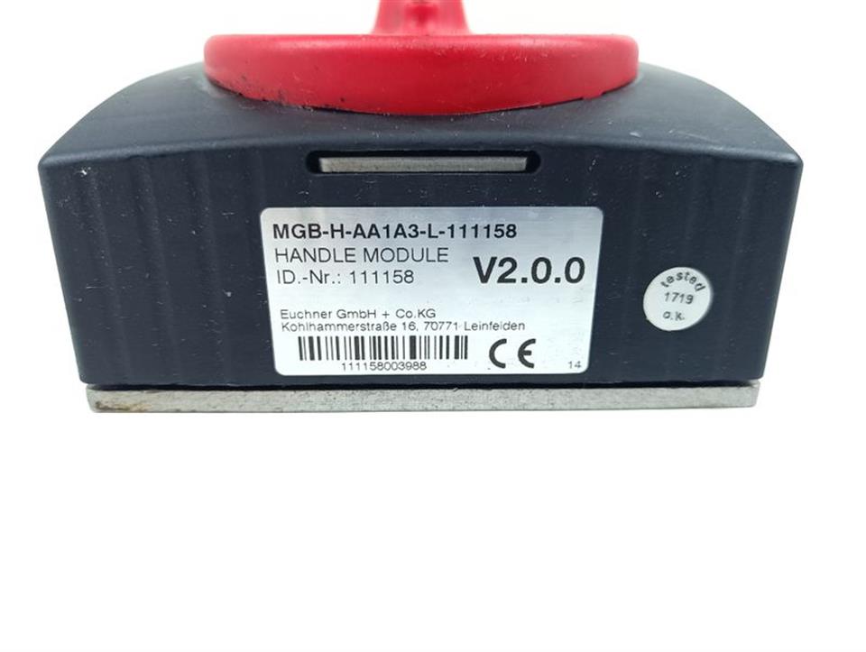 Euchner Handle Module MGB-H-AA1A3-L-111158 Griffmodul V2.0.0 TOP ZUSTAND