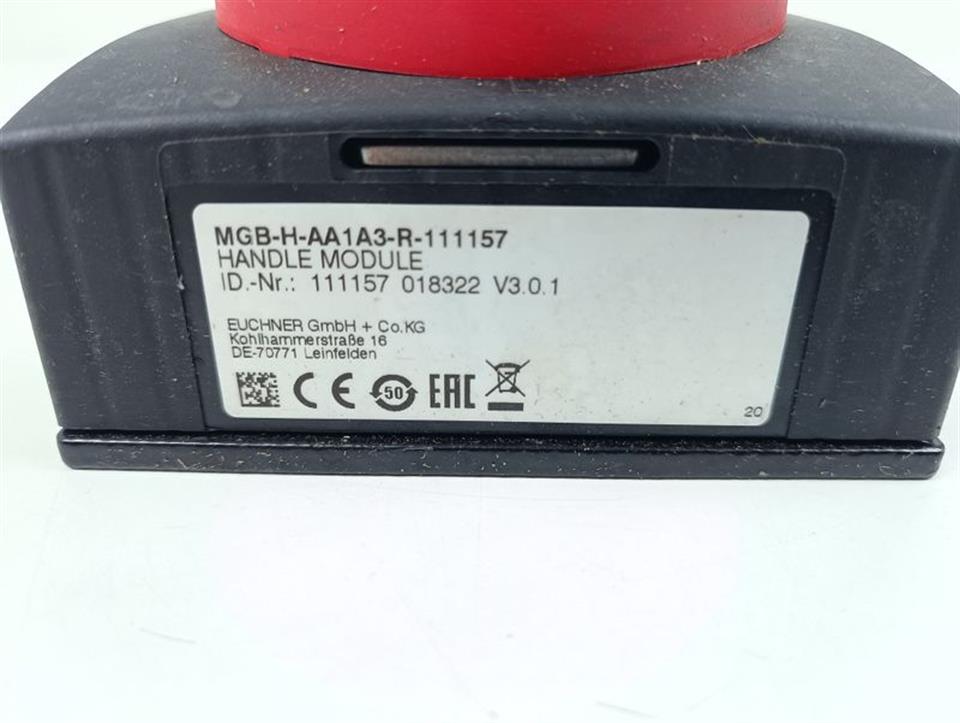 Euchner Handle Module MGB-H-AA1A3-R-111157 Griffmodul V3.0.1 TOP ZUSTAND