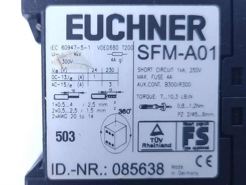 EUCHNER Safety Monitor SFM-A01 V2.06 TESTED & TOP ZUSTAND