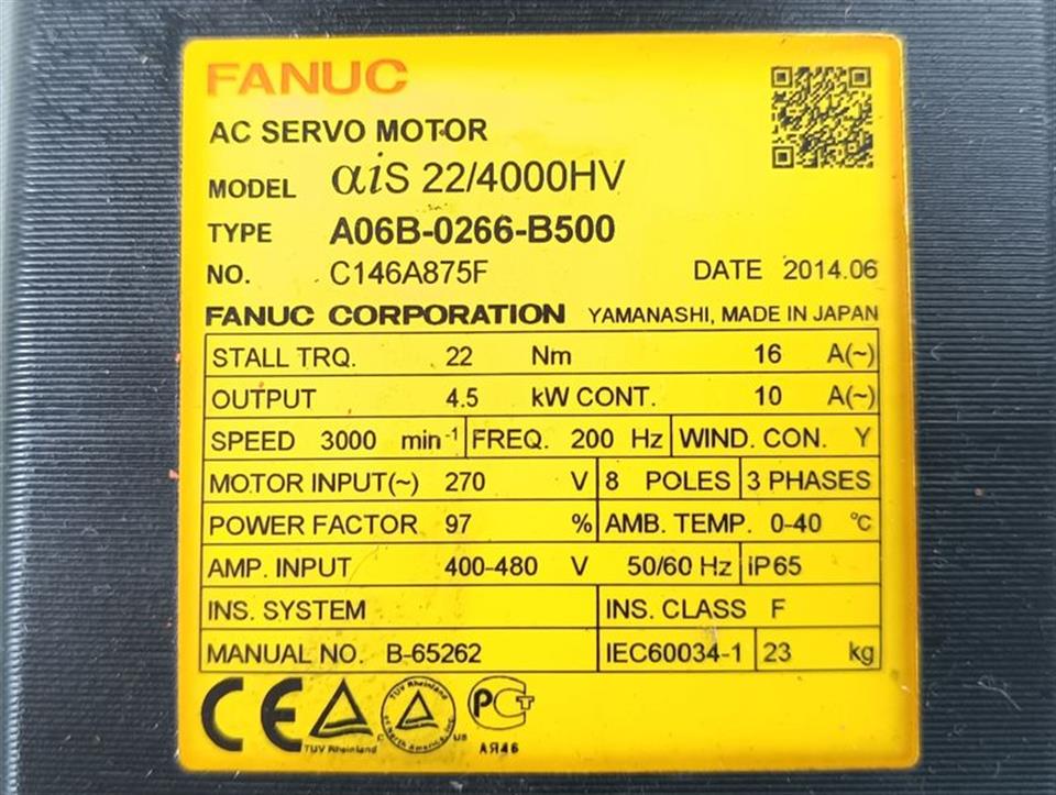 fanuc-servomotor-a06b-0266-b500-model-ais-224000hv-top-zustand-63144-4.jpg