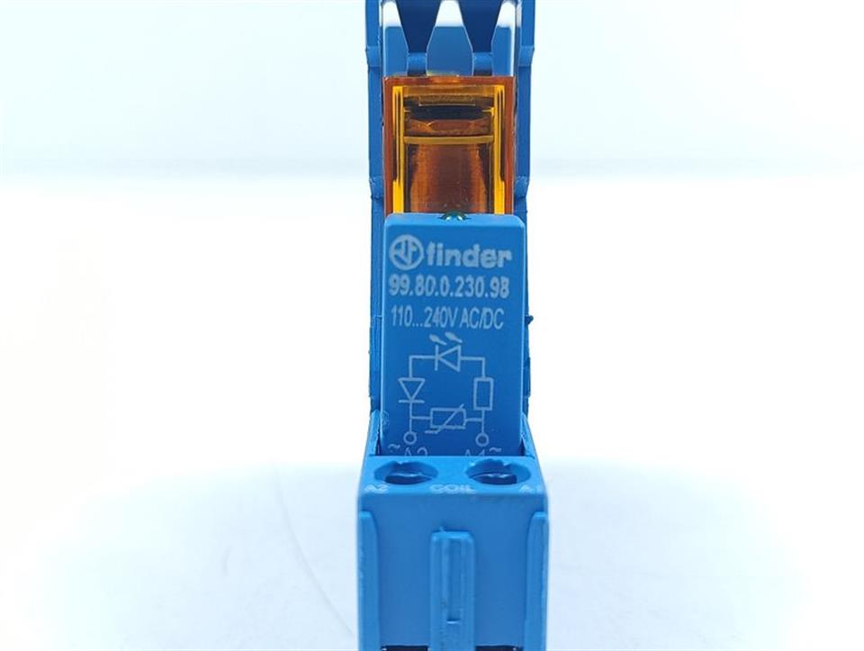 Finder 95.95.3 Relaissockel 40.52 Relais 99.80.0.230.98 Diodenmodul TOP ZUSTAND